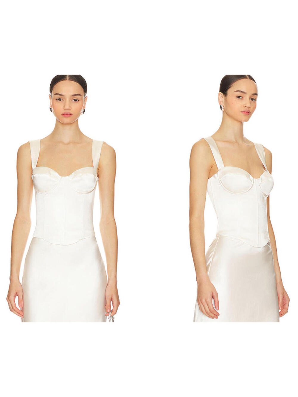 Runaway The Label Oura Bustier Runaway  ivory XS NWT $95msrp
